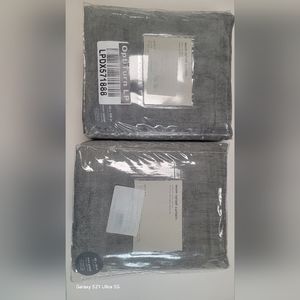 New West Elm velvet courtains 48"x 108"